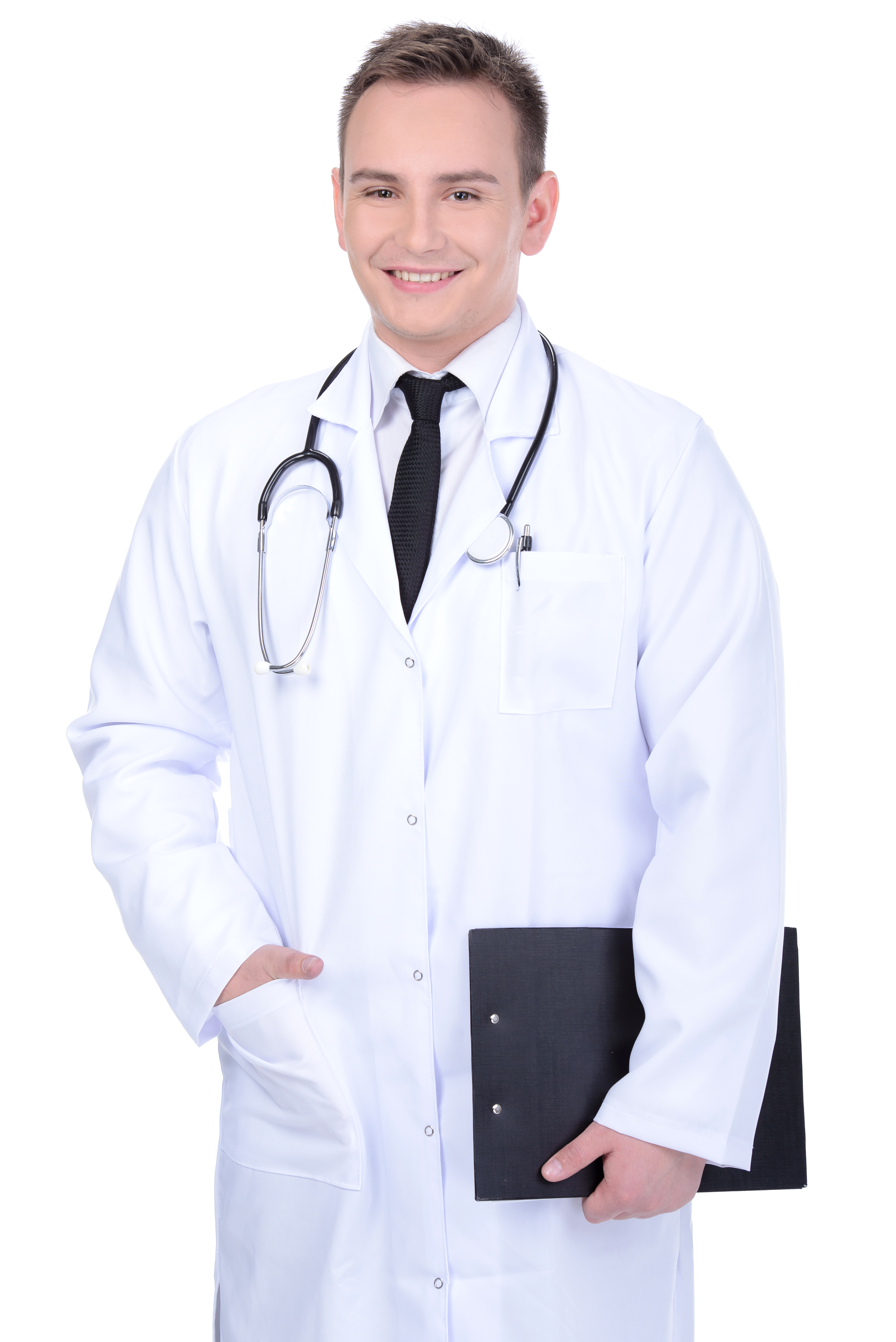 Photo 1 of 2 - Medical Doctor Lab Coat: Durable, Stain Resistant, Various Sizes | GIYA