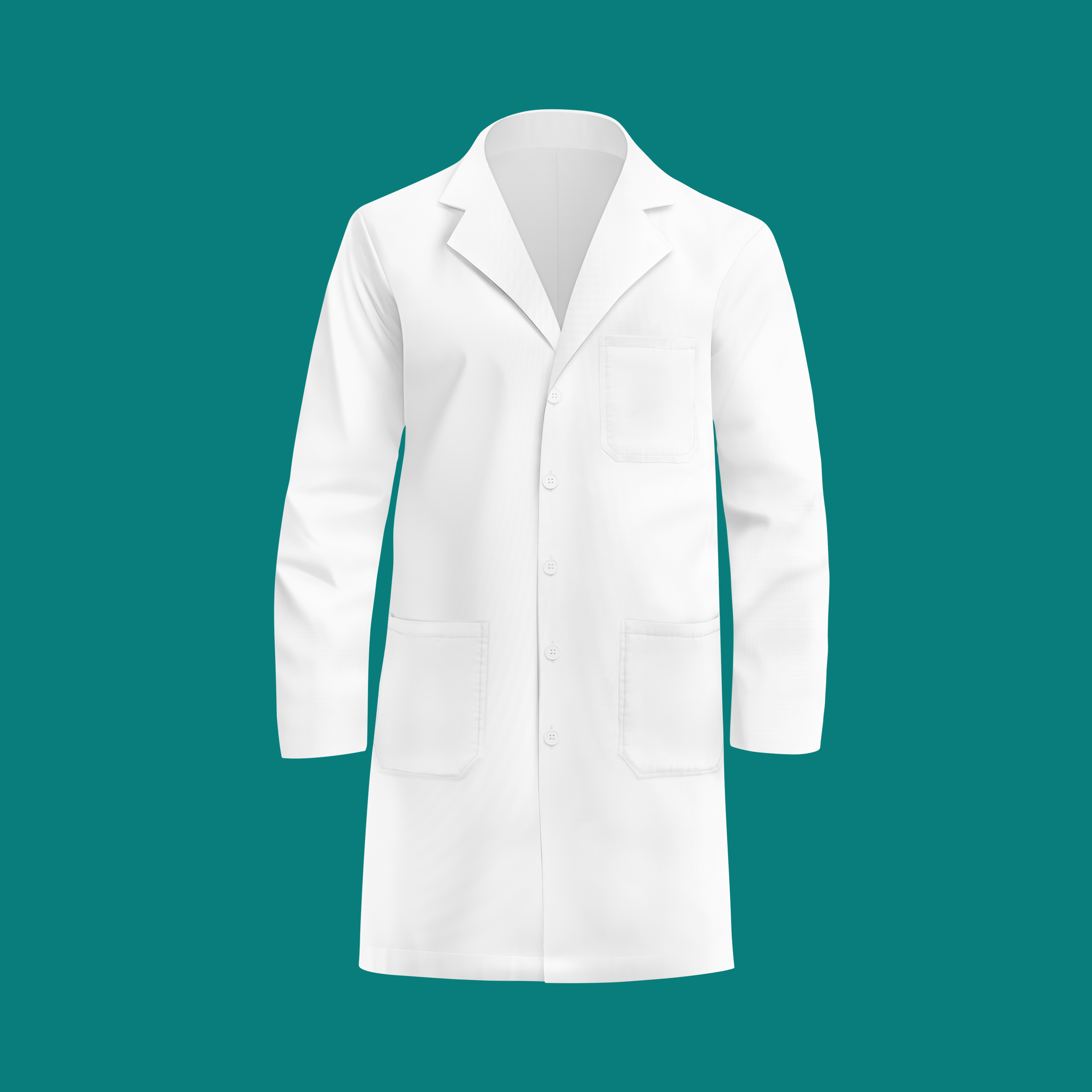 Photo 2 of 2 - Medical Doctor Lab Coat: Durable, Stain Resistant, Various Sizes | GIYA
